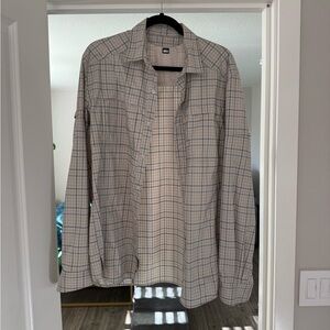 REI Sahara Long Sleeve Hiking Button-Up Shirt